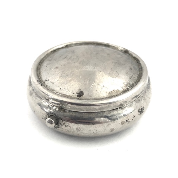 Other - Vintage Silver Pill Box Case “Thomas S Keepsake”
